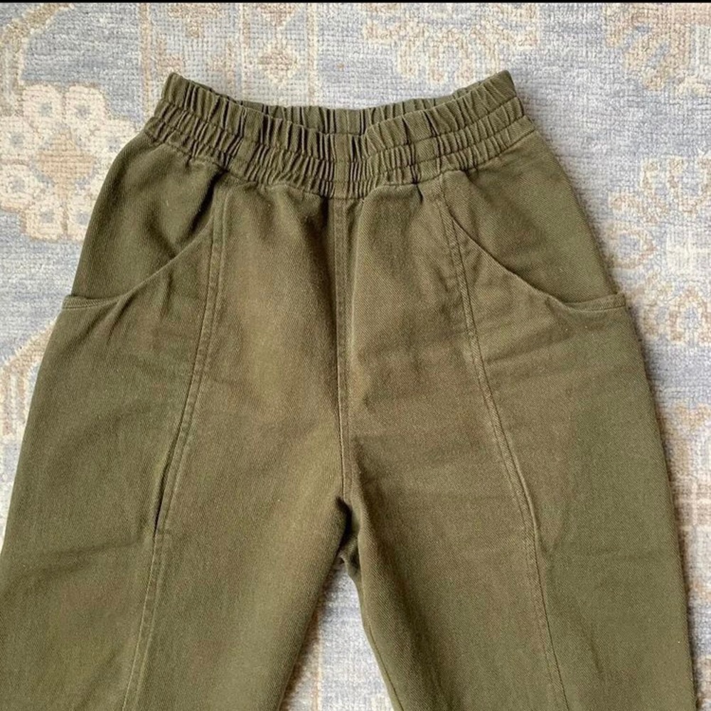 Elizabeth Suzann Clyde work pants in cotton twill